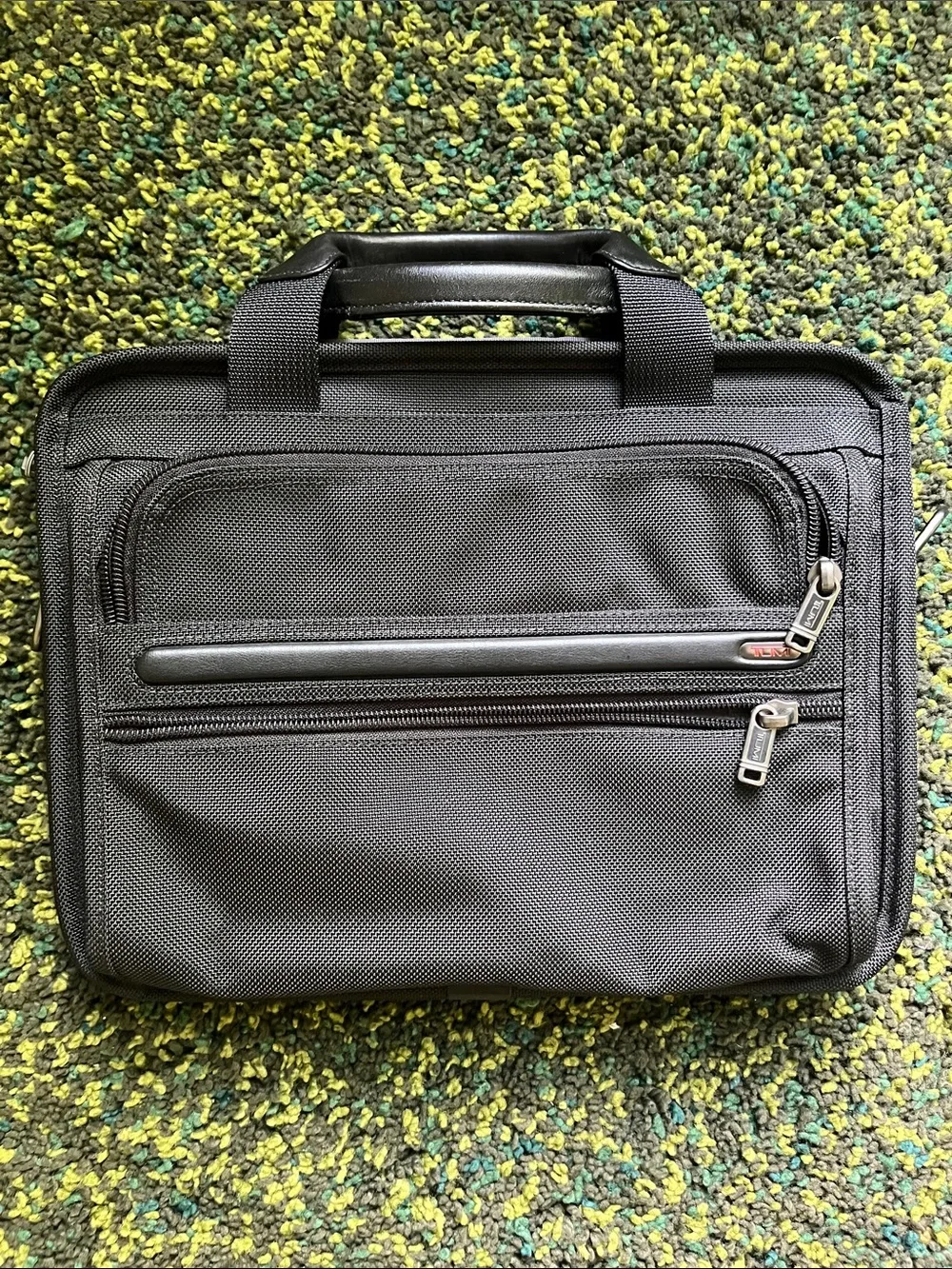 Black Men's Briefcase Laptop Bag - Tumi